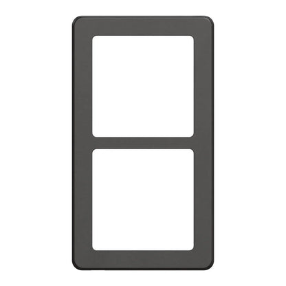 LK FUGA Base 63 Designramme 2x1 Modul – Koksgrå (Antracit) - Sikshop