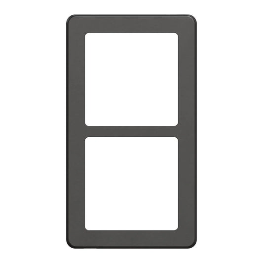 LK FUGA Base 63 Designramme 2x1 Modul – Koksgrå (Antracit)