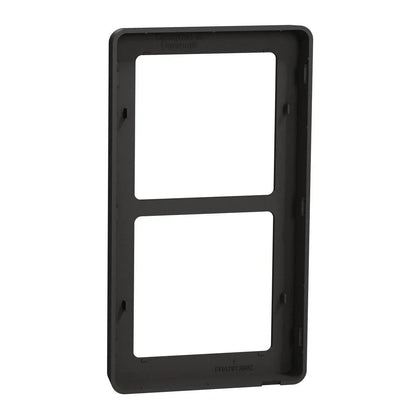 LK FUGA Base 63 Designramme 2x1 Modul – Koksgrå (Antracit) - Sikshop