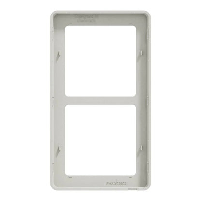 LK FUGA Base 63 Designramme 2x1 Modul – Lysegrå - Sikshop
