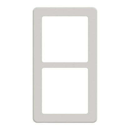 LK FUGA Base 63 Designramme 2x1 Modul – Lysegrå - Sikshop