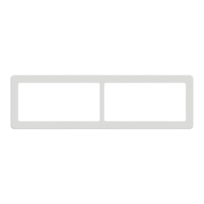 LK FUGA Base 63 Designramme 2x2 Modul – Hvid - Sikshop