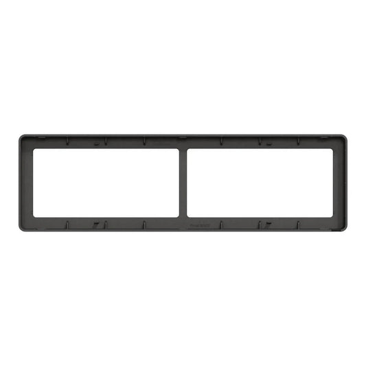 LK FUGA Base 63 Designramme 2x2 Modul – Koksgrå
