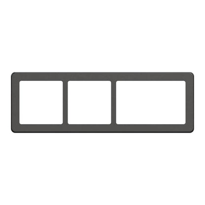 FUGA Base 63 Designramme 3,5 modul – Koksgrå - Sikshop
