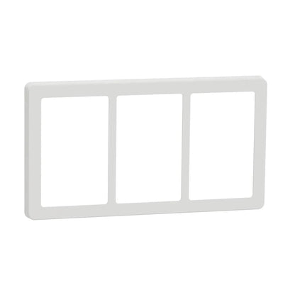 LK FUGA Base 63 Designramme 3x1,5 Modul – Hvid (Vandret) - Sikshop