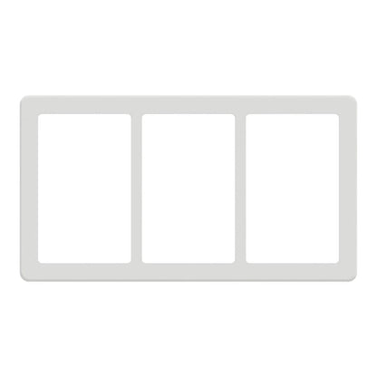 LK FUGA Base 63 Designramme 3x1,5 Modul – Hvid (Vandret) - Sikshop