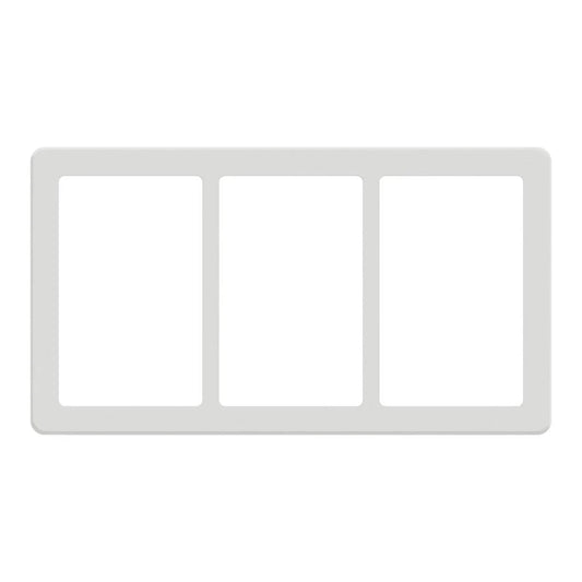 LK FUGA Base 63 Designramme 3x1,5 Modul – Hvid (Vandret)