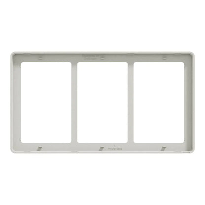 FUGA Base 63 Designramme 3x1,5 modul – Lysegrå - Sikshop
