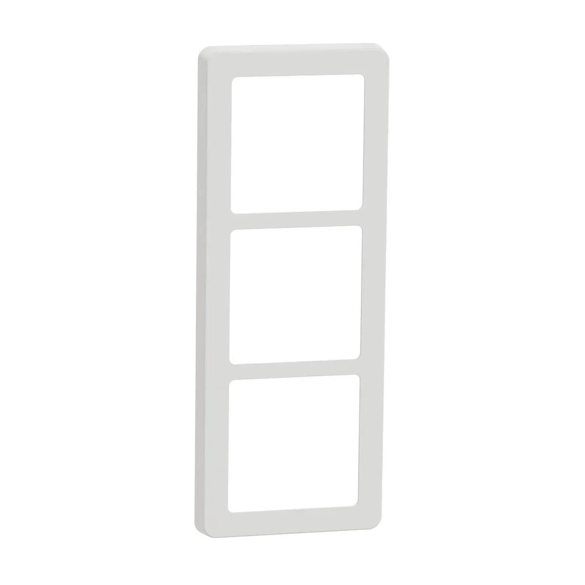 LK FUGA Base 63 Designramme 3x1 Modul – Hvid - Sikshop