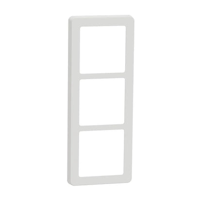 LK FUGA Base 63 Designramme 3x1 Modul – Hvid - Sikshop