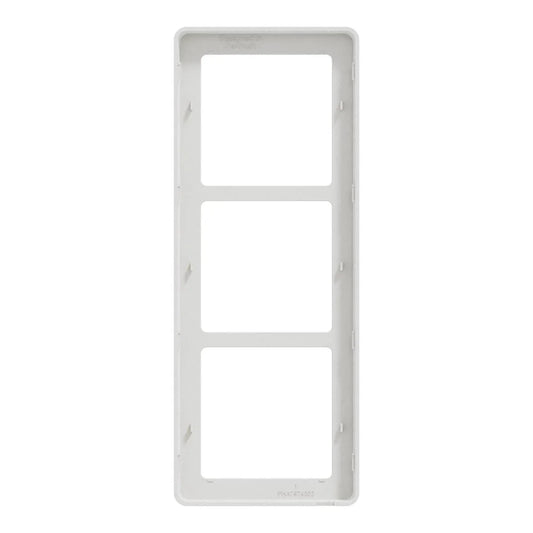 LK FUGA Base 63 Designramme 3x1 Modul – Hvid