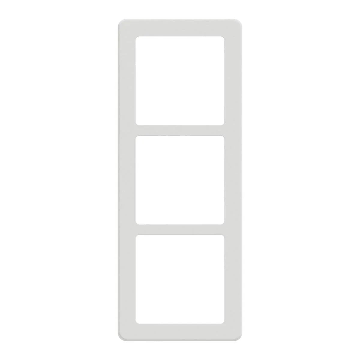 LK FUGA Base 63 Designramme 3x1 Modul – Hvid - Sikshop