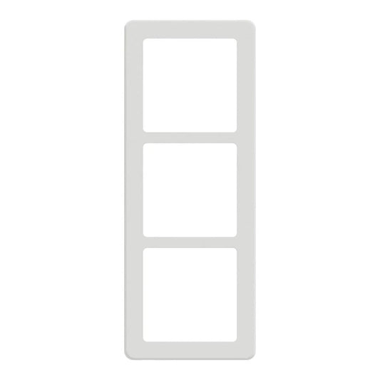 LK FUGA Base 63 Designramme 3x1 Modul – Hvid