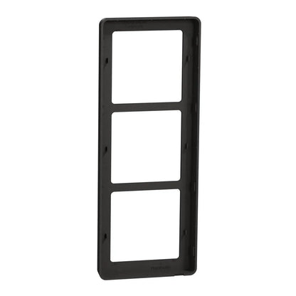 FUGA Base 63 Designramme 3x1 modul – Koksgrå - Sikshop