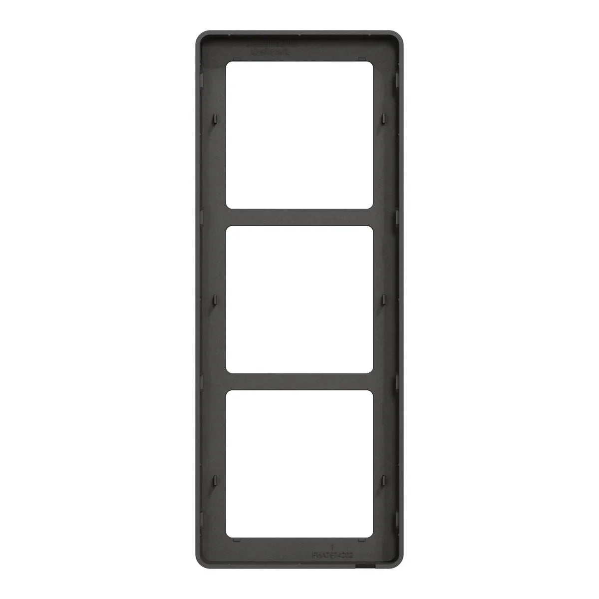 FUGA Base 63 Designramme 3x1 modul – Koksgrå - Sikshop