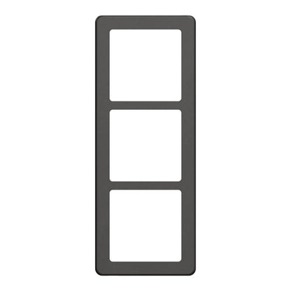FUGA Base 63 Designramme 3x1 modul – Koksgrå - Sikshop