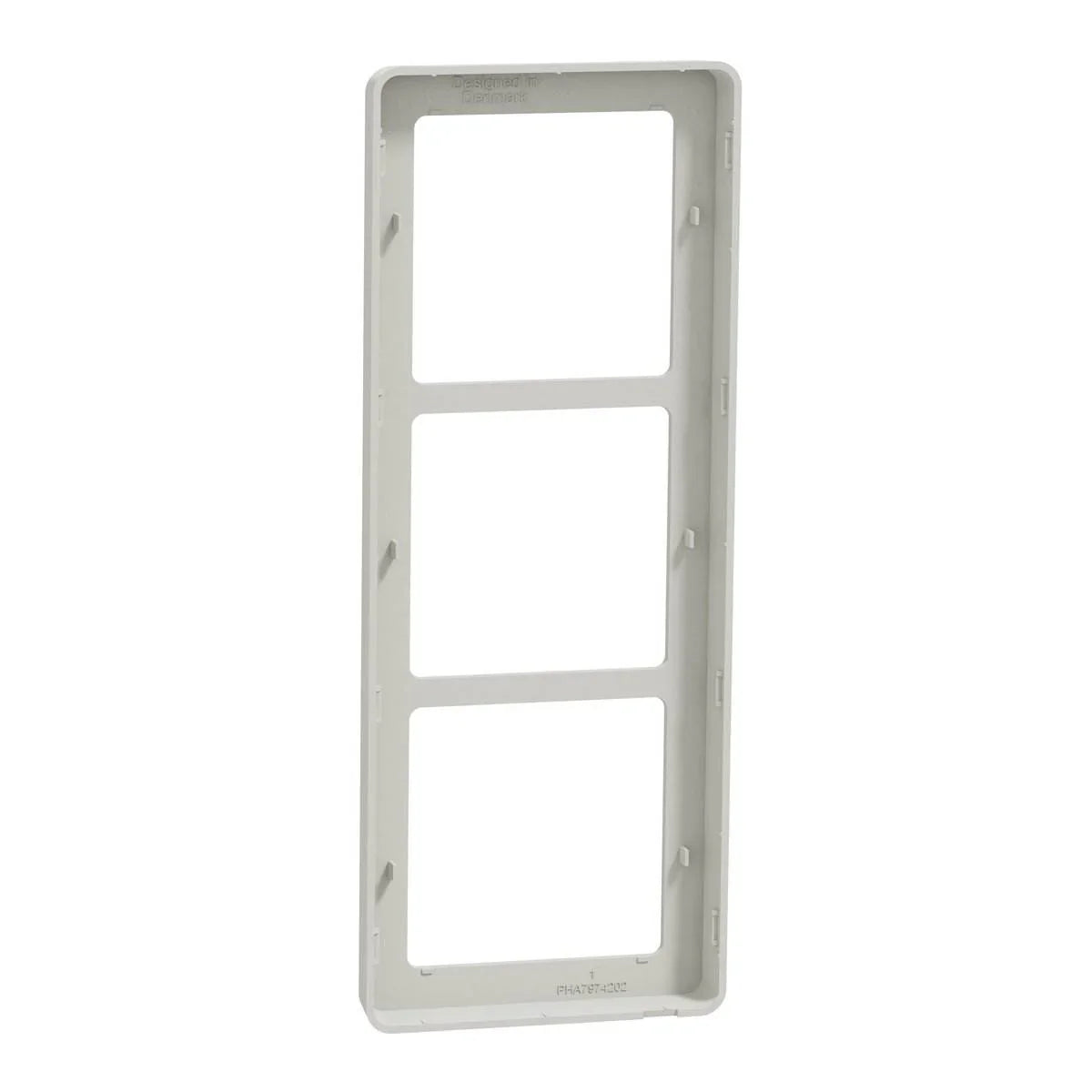 LK FUGA Base 63 Designramme 3x1 Modul – Lysegrå - Sikshop