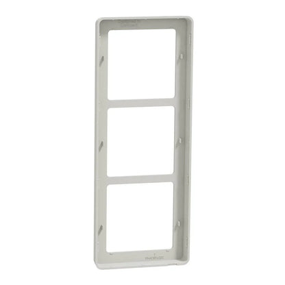 LK FUGA Base 63 Designramme 3x1 Modul – Lysegrå - Sikshop