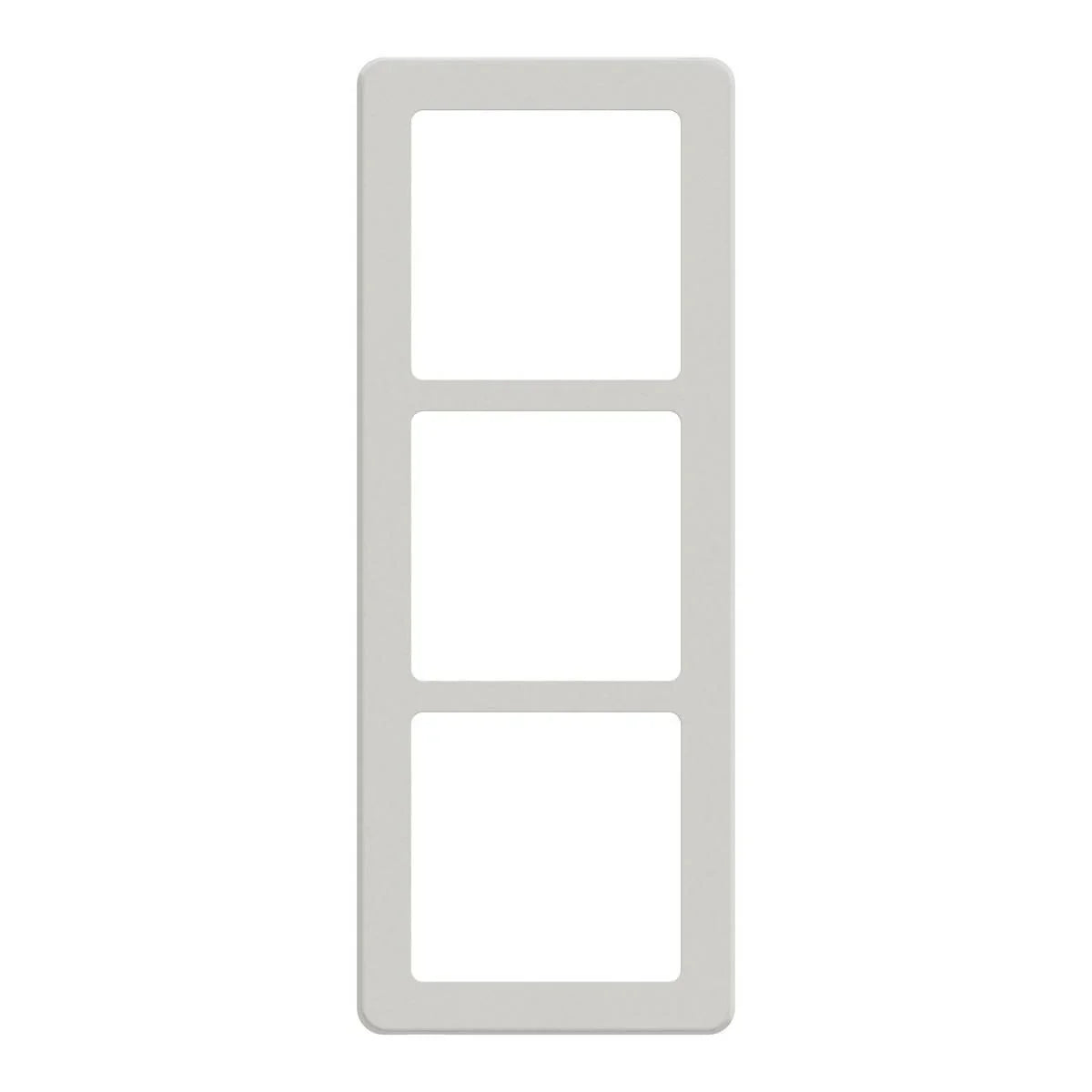 LK FUGA Base 63 Designramme 3x1 Modul – Lysegrå - Sikshop