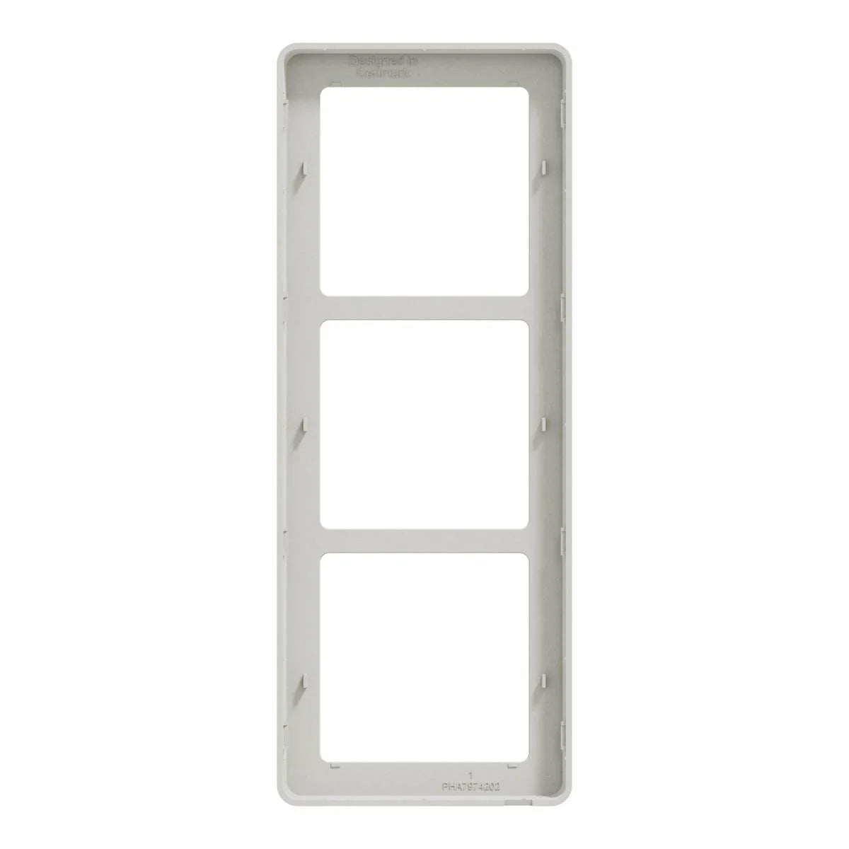 LK FUGA Base 63 Designramme 3x1 Modul – Lysegrå - Sikshop