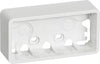 LK FUGA Baseline 50 Underlag – 2 Modul Vandret Hvid