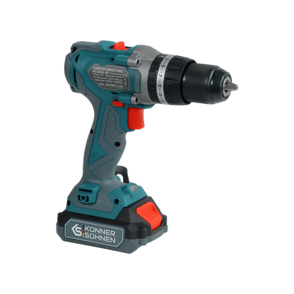 Komplet 2-i-1 sæt Boremaskine + vinkelsliber inkl. batterier, oplader og kuffert – KS IDAGB 20V SET 1 - Sikshop