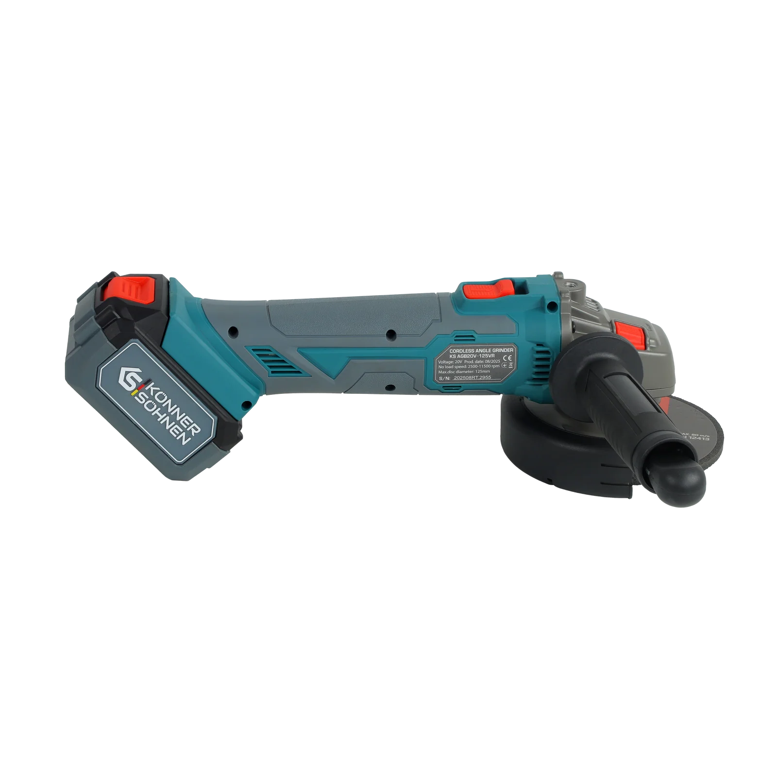 Komplet 2-i-1 sæt Boremaskine + vinkelsliber inkl. batterier, oplader og kuffert – KS IDAGB 20V SET 1 - Sikshop