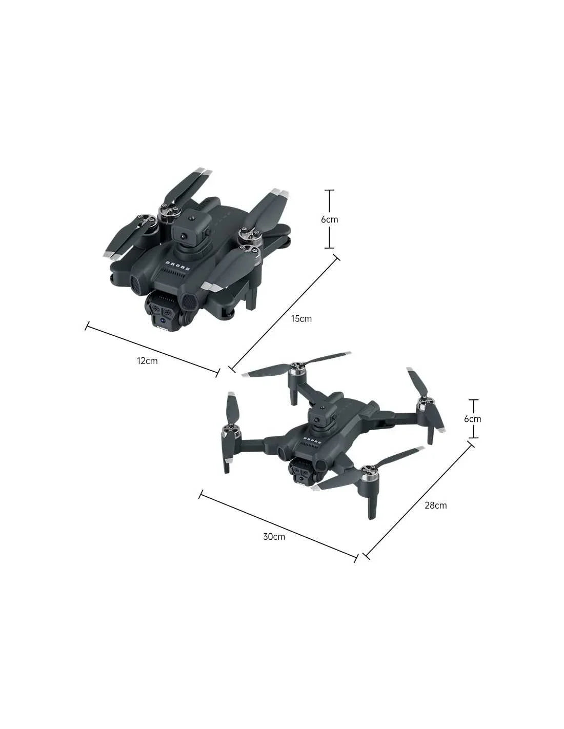 JJRC H117A Brushless Drone – Begyndervenlig 8K Dual-Kamera Drone med 360° Forhindringssensor - Sikshop