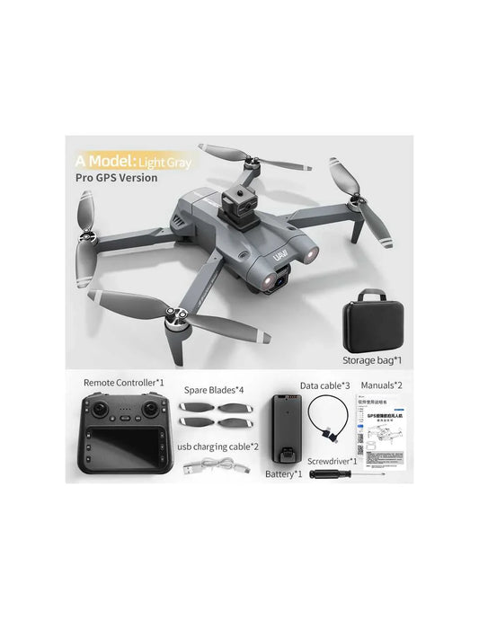 JJRC X28 Pro Fly More Combo V2025 – Mini Drone med 8K Sony Kamera, Forhindringssensor & Smart Controller - Sikshop