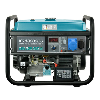Könner & Söhnen KS 10000E G – Kraftfuld 8.0 kW LPG/Benzin Dual Fuel Generator - Sikshop