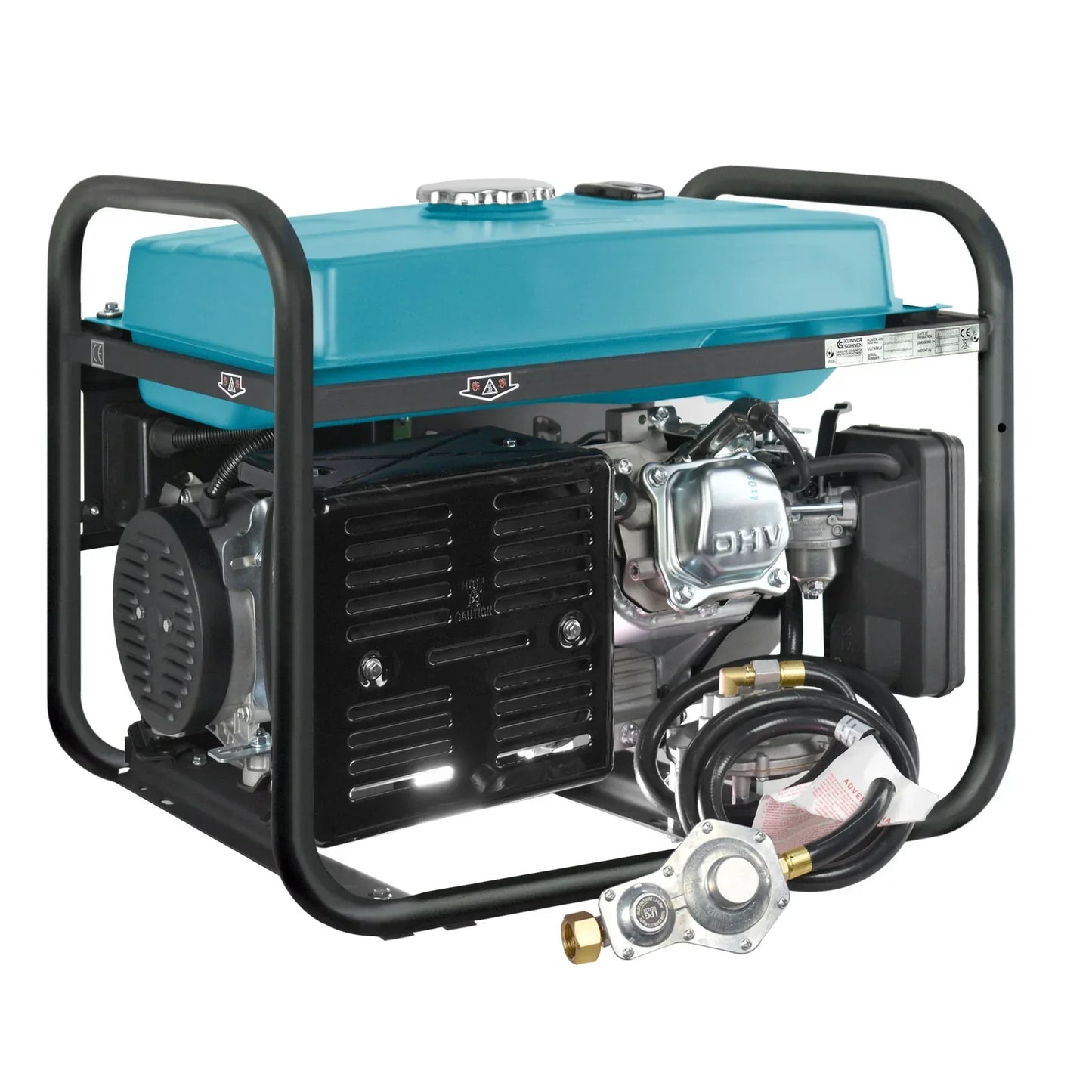 Könner & Söhnen KS 10000E G – Kraftfuld 8.0 kW LPG/Benzin Dual Fuel Generator - Sikshop