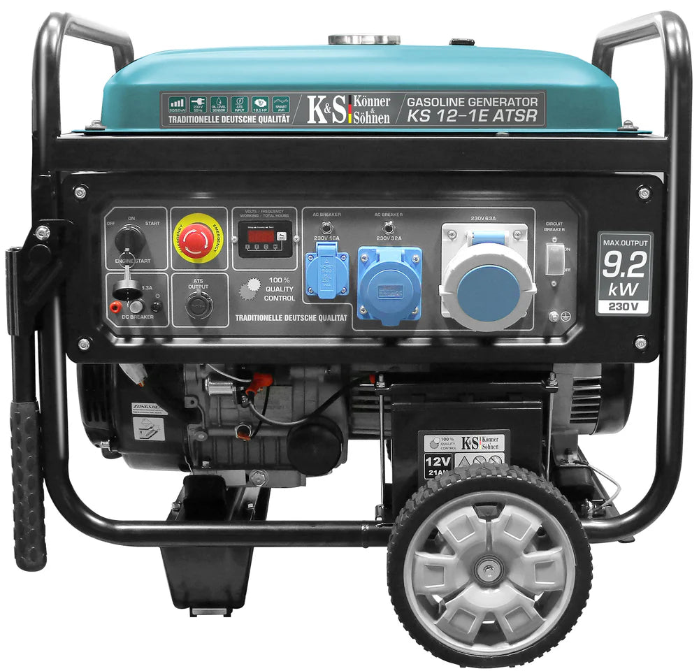 Benzingenerator Könner & Söhnen KS 12-1E 1/3 ATSR – 230/400V