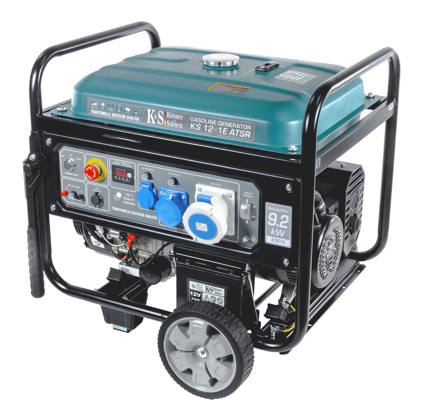 Benzingenerator Könner & Söhnen KS 12-1E 1/3 ATSR – 230/400V