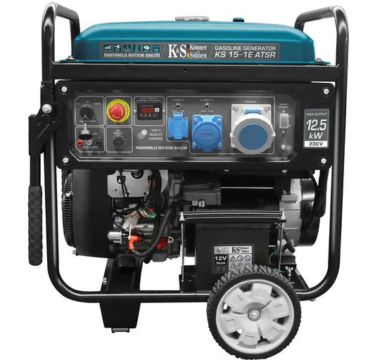 Könner & Söhnen KS 15-1E ATSR – 12,5 kW benzingenerator med ATS og elektrisk start - Sikshop