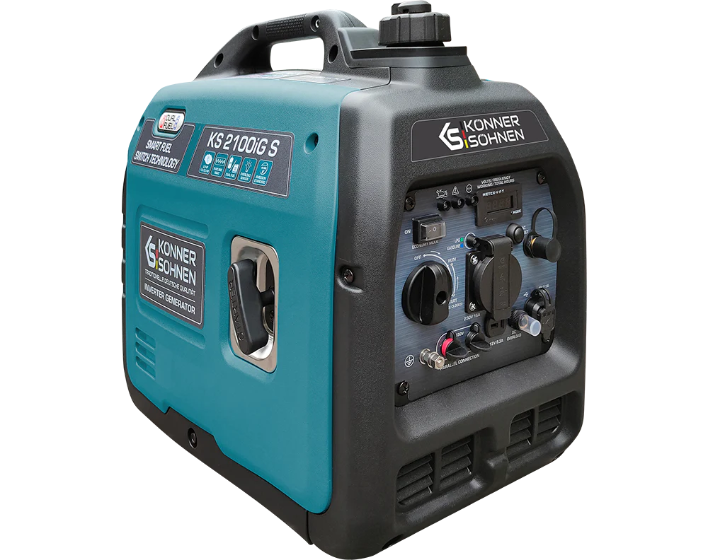 LPG/benzin Inverter Generator – Könner & Söhnen KS 2100iG S (2.0 kW)