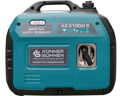 LPG/benzin Inverter Generator – Könner & Söhnen KS 2100iG S (2.0 kW)