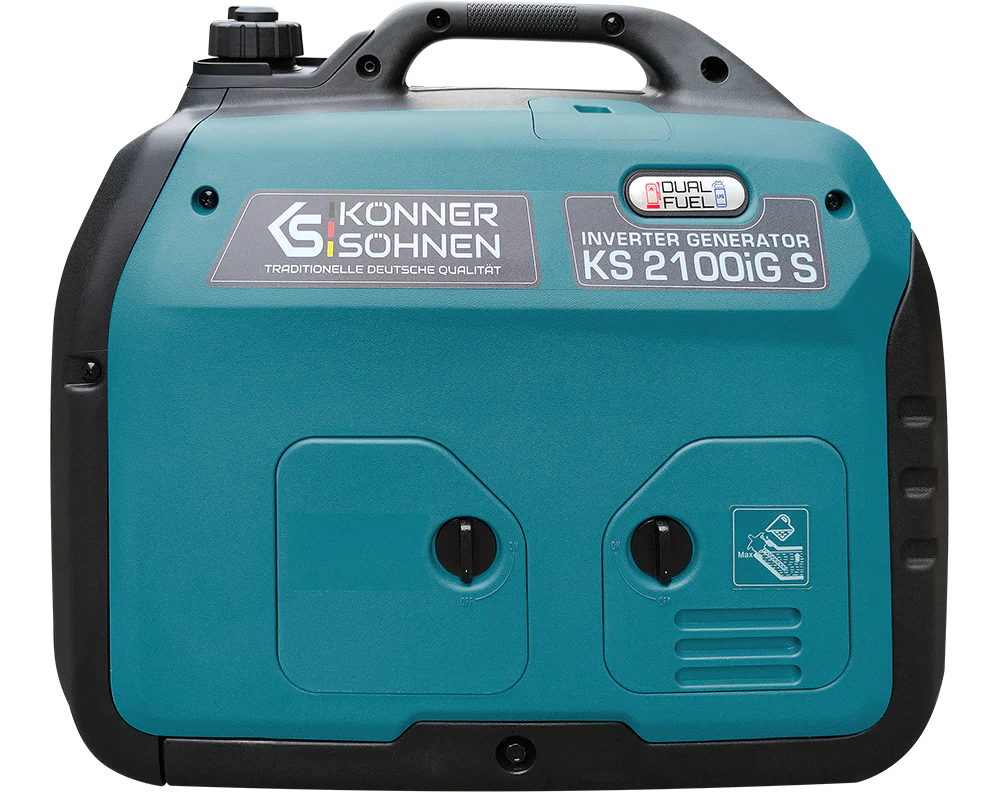 LPG/benzin Inverter Generator – Könner & Söhnen KS 2100iG S (2.0 kW)