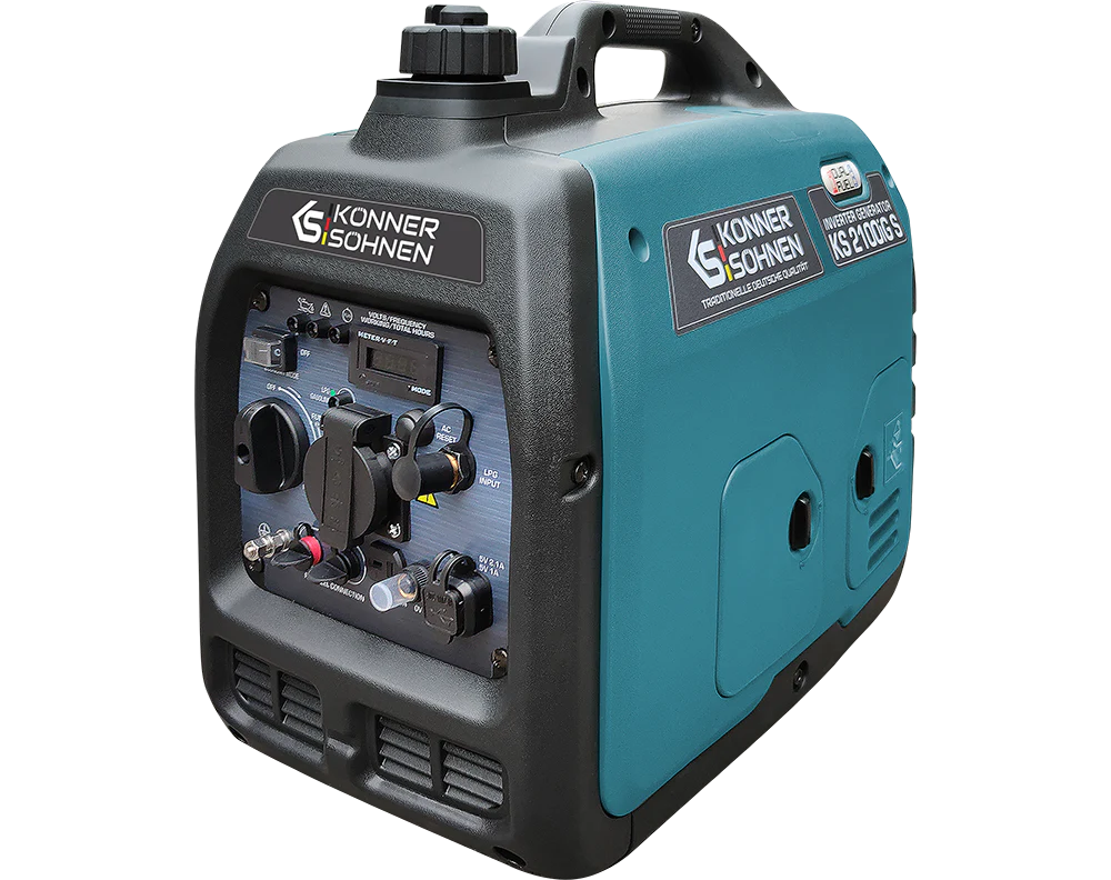 LPG/benzin Inverter Generator – Könner & Söhnen KS 2100iG S (2.0 kW)