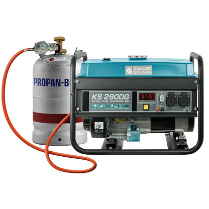 Könner & Söhnen KS 2900G – LPG/Benzin Generator (Dual Fuel) - Sikshop