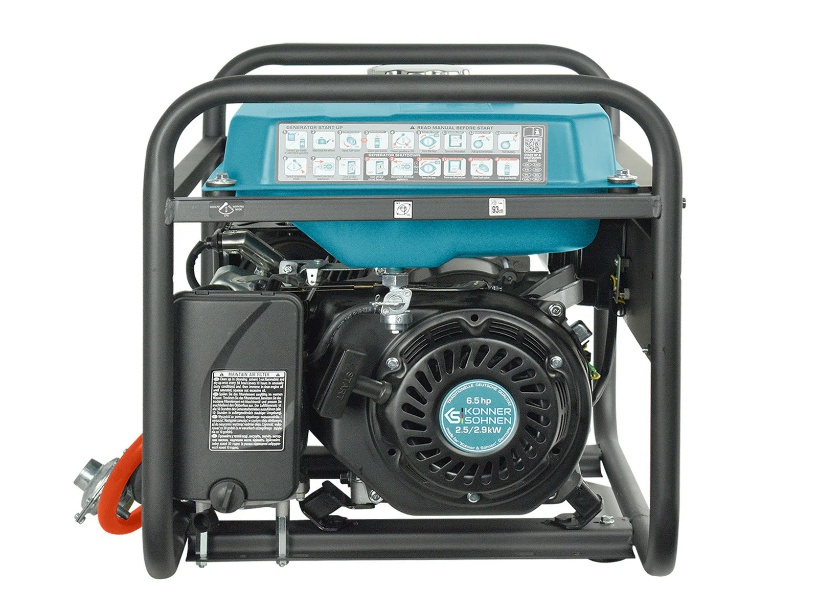 Könner & Söhnen KS 2900G – LPG/Benzin Generator (Dual Fuel) - Sikshop