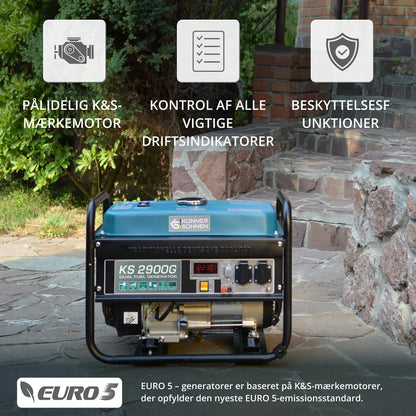 Könner & Söhnen KS 2900G – LPG/Benzin Generator (Dual Fuel) - Sikshop