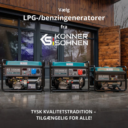 Könner & Söhnen KS 2900G – LPG/Benzin Generator (Dual Fuel) - Sikshop