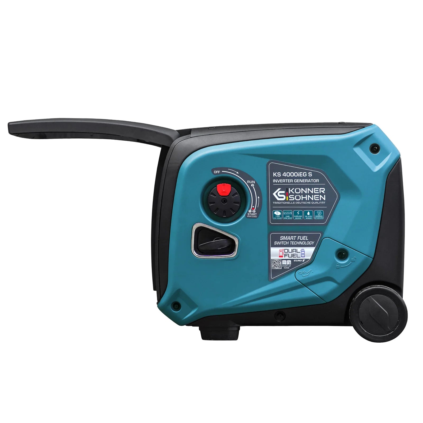 LPG/benzin invertergenerator – Könner & Söhnen KS 4000iEG S - Sikshop