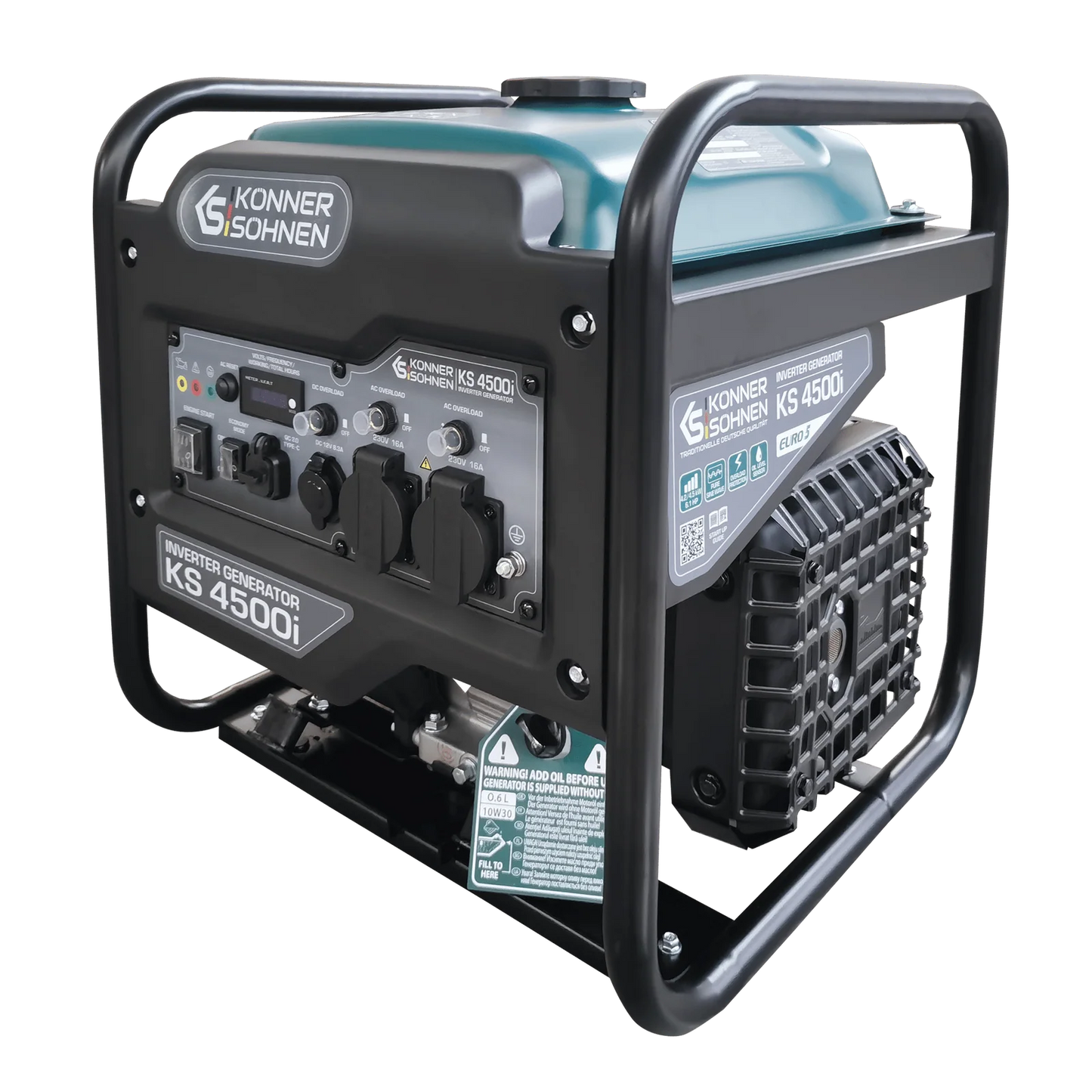 Könner & Söhnen KS 4500i – 4.5 kW Inverter Generator med Ren Sinusbølge