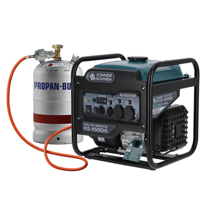 Könner & Söhnen KS 4500iG – Dobbeltbrændstof Inverter Generator med Ren Sinusbølge