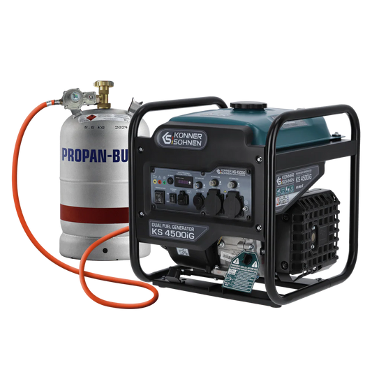 Könner & Söhnen KS 4500iG – Dobbeltbrændstof Inverter Generator med Ren Sinusbølge