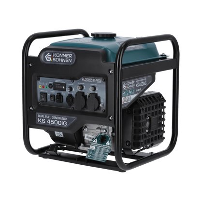 Könner & Söhnen KS 4500iG – Dobbeltbrændstof Inverter Generator med Ren Sinusbølge
