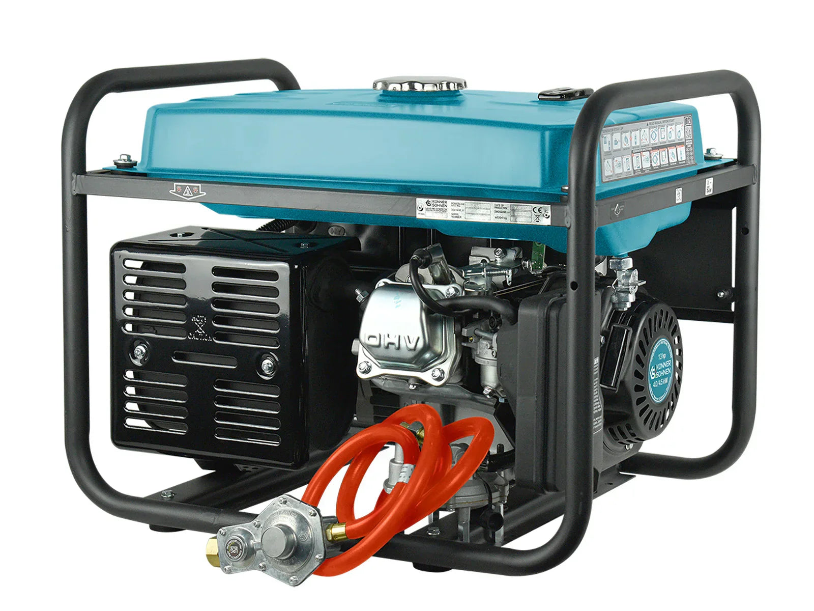 Könner & Söhnen KS 5000E G – 4.5 kW LPG/Benzin Dual Fuel Generator - Sikshop