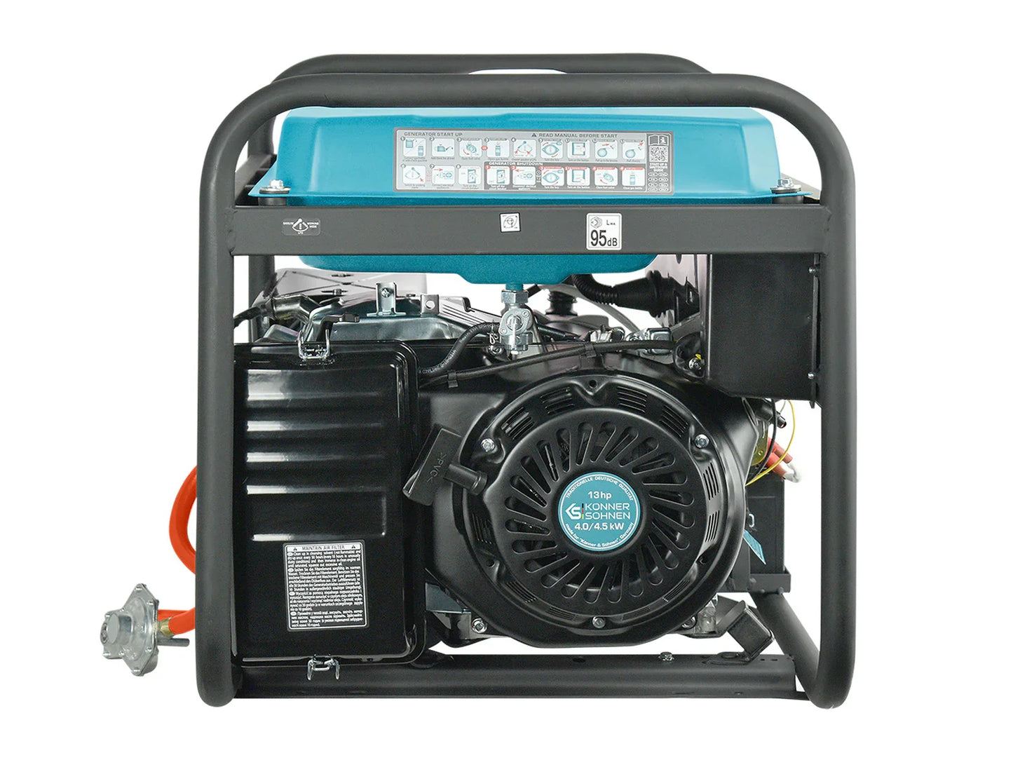 Könner & Söhnen KS 5000E G – 4.5 kW LPG/Benzin Dual Fuel Generator - Sikshop