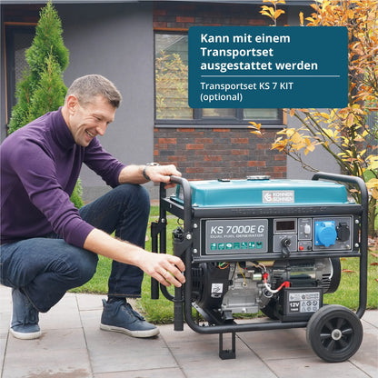 Könner & Söhnen KS 7000E G – LPG/Benzin Dual Fuel Generator (5,5 kW) - Sikshop